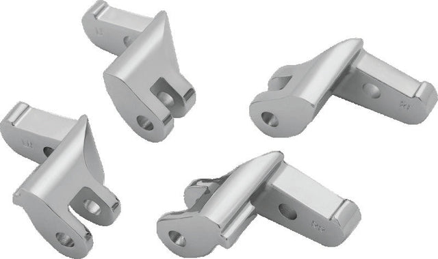 Kuryakyn Floorboard Relocator Brackets 97-16 Touring Chrome Kuryakyn Footpegs  AXOPROS