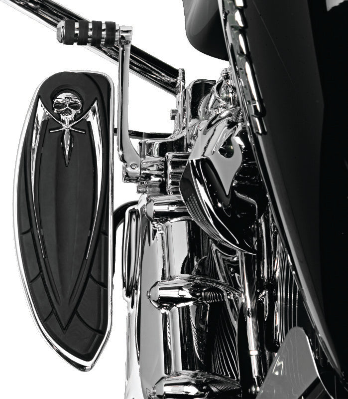 Kuryakyn Floorboard Relocator Brackets 17-23 Touring Chrome Kuryakyn Brackets  AXOPROS