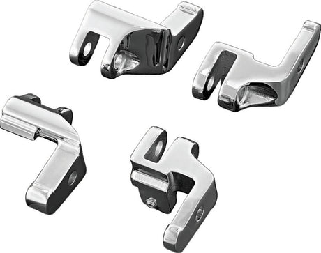 Kuryakyn Floorboard Relocator Brackets 17-23 Touring Chrome Kuryakyn Brackets  AXOPROS