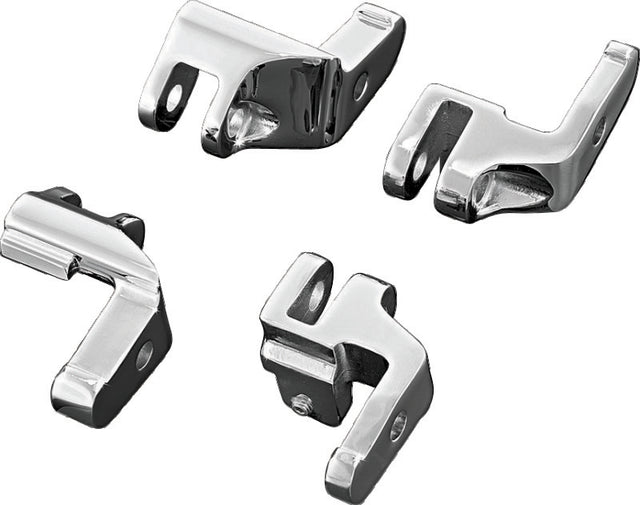 Kuryakyn Floorboard Relocator Brackets 17-23 Touring Chrome Kuryakyn Brackets  AXOPROS
