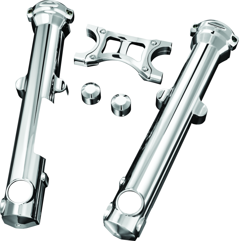 Kuryakyn Fork Skins For 04-Up XL Chrome Kuryakyn Exterior Trim  AXOPROS