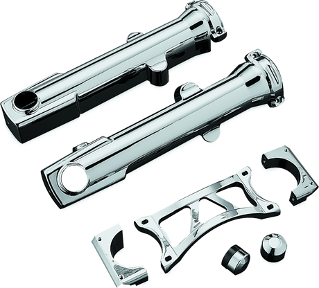 Kuryakyn Fork Skins For 04-Up XL Chrome Kuryakyn Exterior Trim  AXOPROS