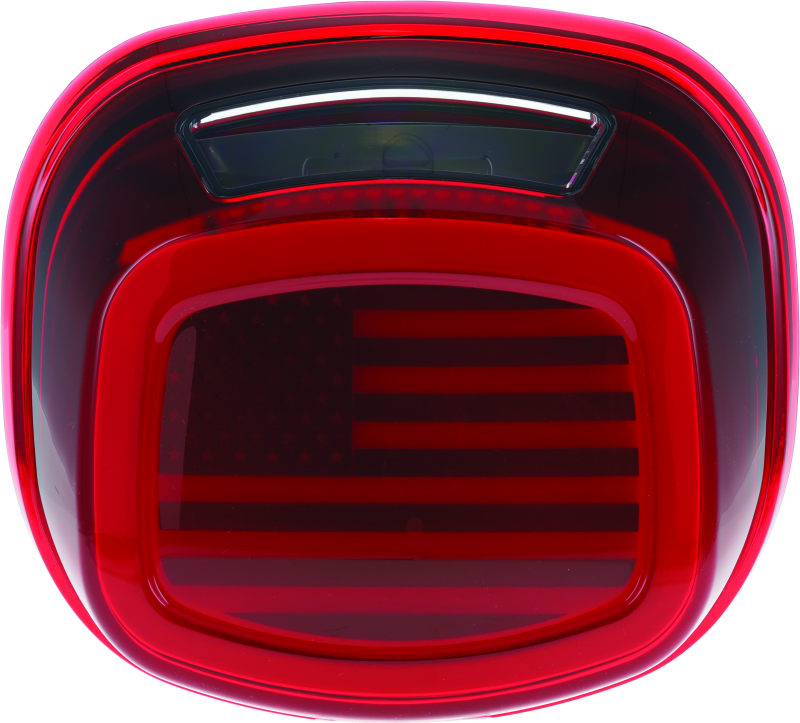 Kuryakyn Freedom Taillight Red Lens With License Light Kuryakyn Tail Lights  AXOPROS