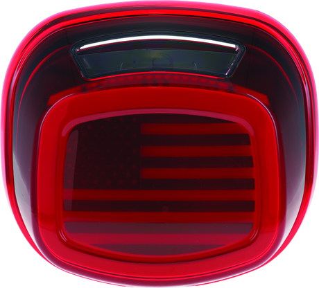 Kuryakyn Freedom Taillight Red Lens With License Light Kuryakyn Tail Lights  AXOPROS