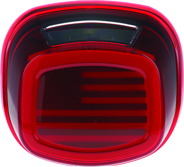 Kuryakyn Freedom Taillight Red Lens With License Light Kuryakyn Tail Lights  AXOPROS