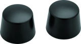 Kuryakyn Front Axle Nut Caps Satin Black Kuryakyn Hardware - Singles  AXOPROS
