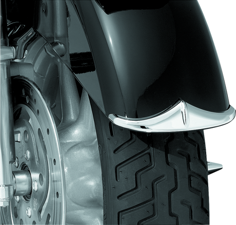 Kuryakyn Front Fender Accent Leading Edge Chrome Kuryakyn Exterior Trim  AXOPROS