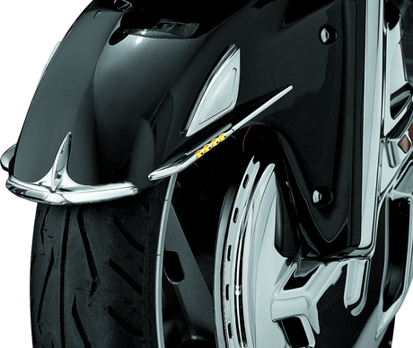 Kuryakyn Front Fender Tip 01-17 Honda GL1800 Chrome Kuryakyn Exterior Trim  AXOPROS