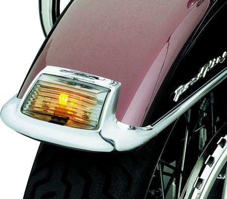 Kuryakyn Front Smoke Fender Tip Lens With LED Kuryakyn Light Bars & Cubes  AXOPROS