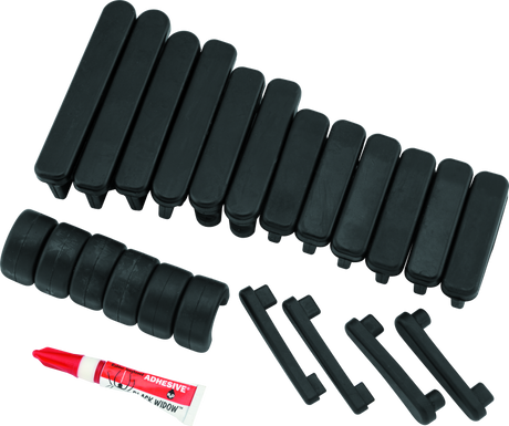 Kuryakyn Full Replacement Rubber Set (22Pcs) Kuryakyn Pedal Covers  AXOPROS