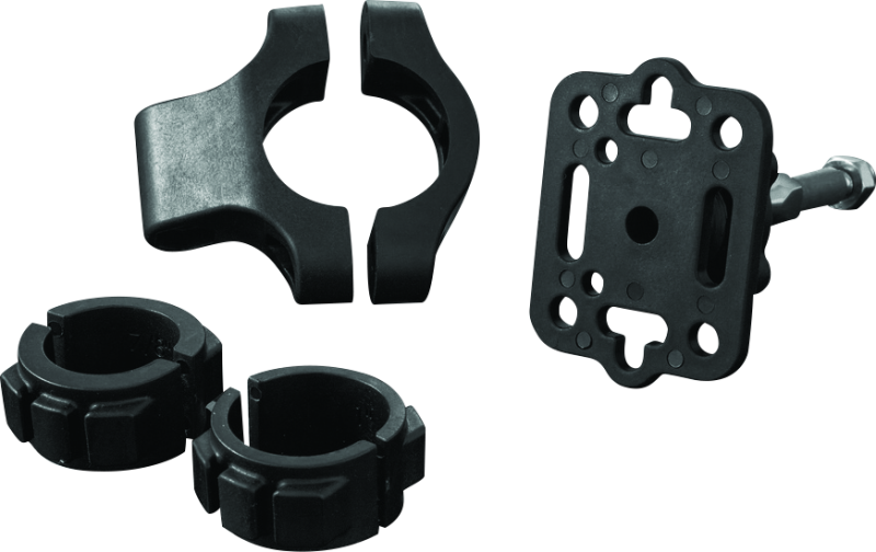 Kuryakyn Handlebar Accessory Mount Standard 7/8 to 1-1/4in Bar Black Kuryakyn Handlebars  AXOPROS