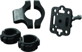 Kuryakyn Handlebar Accessory Mount Standard 7/8 to 1-1/4in Bar Black Kuryakyn Handlebars  AXOPROS