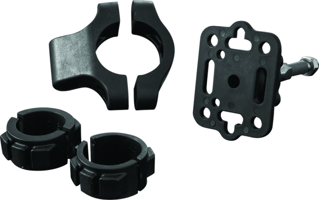 Kuryakyn Handlebar Accessory Mount Standard 7/8 to 1-1/4in Bar Black Kuryakyn Handlebars  AXOPROS