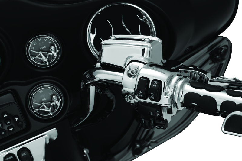Kuryakyn Handlebar Control Dress Up Kit Chrome Kuryakyn Handlebars  AXOPROS
