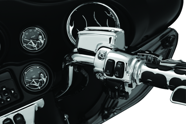 Kuryakyn Handlebar Control Dress Up Kit Chrome Kuryakyn Handlebars  AXOPROS