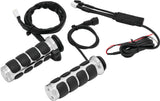Kuryakyn Heated ISO Grips Throttle-By-Wire Chrome Kuryakyn Grips  AXOPROS