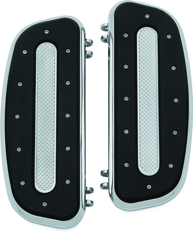 Kuryakyn Heavy Industry Driver Floorboards Chrome Kuryakyn Footpegs  AXOPROS