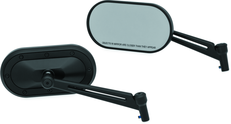 Kuryakyn Heavy Industry Mirrors Black Kuryakyn Rear View Mirrors  AXOPROS