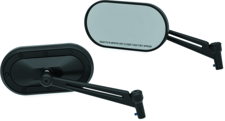 Kuryakyn Heavy Industry Mirrors Black Kuryakyn Rear View Mirrors  AXOPROS