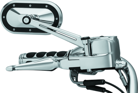Kuryakyn Heavy Industry Mirrors Chrome/Black Kuryakyn Rear View Mirrors  AXOPROS