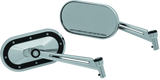 Kuryakyn Heavy Industry Mirrors Chrome/Black Kuryakyn Rear View Mirrors  AXOPROS