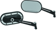 Kuryakyn Heavy Industry Mirrors Satin Black & Chrome Kuryakyn Rear View Mirrors  AXOPROS