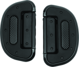 Kuryakyn Heavy Industry Passenger Floorboard Without Adapter Black Kuryakyn Footpegs  AXOPROS