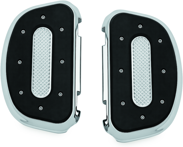 Kuryakyn Heavy Industry Passenger Floorboards Touring Models Chrome Kuryakyn Footpegs  AXOPROS