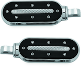 Kuryakyn Heavy Industry Pegs With Adapters Chrome Kuryakyn Footpegs  AXOPROS