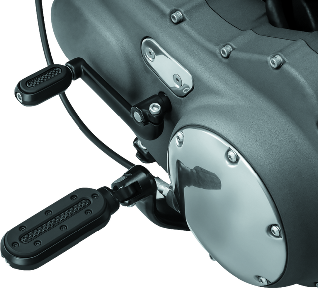 Kuryakyn Heavy Industry Shift Peg Satin Black Kuryakyn Footpegs  AXOPROS