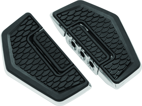 Kuryakyn Hex Folding Mini Board Without Adapter Chrome Kuryakyn Running Boards  AXOPROS