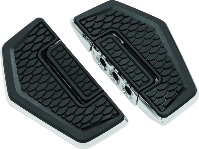 Kuryakyn Hex Folding Mini Board Without Adapter Chrome Kuryakyn Running Boards  AXOPROS