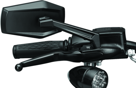 Kuryakyn Hex Mirrors Satin Black Kuryakyn Rear View Mirrors  AXOPROS