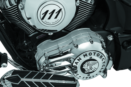 Kuryakyn Inner Primary Cover 14-23 Indian Models Chrome Kuryakyn Engine Covers  AXOPROS
