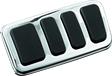 Kuryakyn ISO Brake Pedal Pad Longhorn Chrome Kuryakyn Pedals  AXOPROS