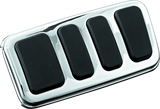 Kuryakyn ISO Brake Pedal Pad Longhorn Chrome Kuryakyn Pedals  AXOPROS