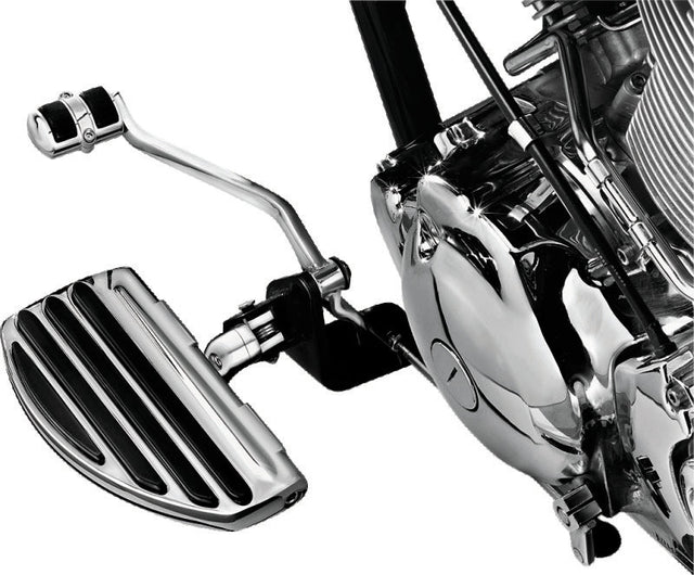 Kuryakyn ISO Conversion Floorboards For Driver Or Passenger With Splined Bracket Chrome Kuryakyn Footpegs  AXOPROS