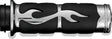 Kuryakyn ISO Flame Grips Metric Chrome Kuryakyn Grips  AXOPROS