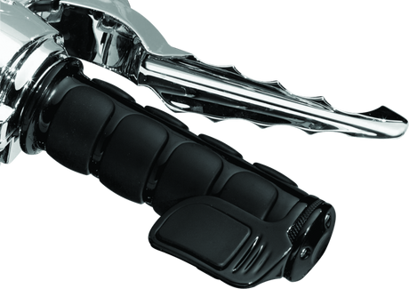 Kuryakyn ISO Grip Universal 7/8in Gloss Black Kuryakyn Grips  AXOPROS