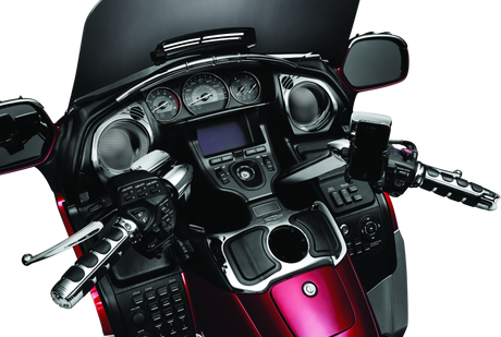 Kuryakyn ISO Grips For GL1800 With Heated Grips Chrome Kuryakyn Grips  AXOPROS