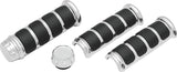 Kuryakyn ISO Grips For Heated Grips Chrome Kuryakyn Grips  AXOPROS