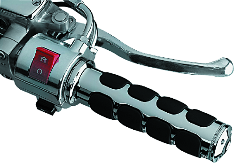 Kuryakyn ISO Grips Metric Chrome Kuryakyn Grips  AXOPROS