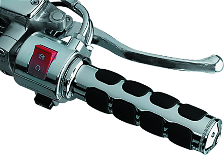 Kuryakyn ISO Grips Metric Chrome Kuryakyn Grips  AXOPROS