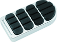 Kuryakyn ISO Longhorn Brake Pedal Pad Chrome Kuryakyn Pedals  AXOPROS