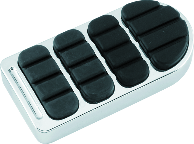 Kuryakyn ISO Longhorn Brake Pedal Pad Chrome Kuryakyn Pedals  AXOPROS