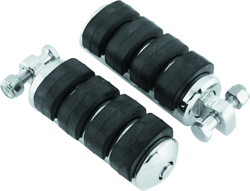 Kuryakyn ISO Peg Large With Male Adapter Chrome (Pair) Kuryakyn Footpegs  AXOPROS