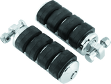 Kuryakyn ISO Peg Large With Male Adapter Chrome (Pair) Kuryakyn Footpegs  AXOPROS