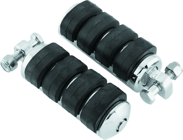 Kuryakyn ISO Peg Large With Male Adapter Chrome (Pair) Kuryakyn Footpegs  AXOPROS