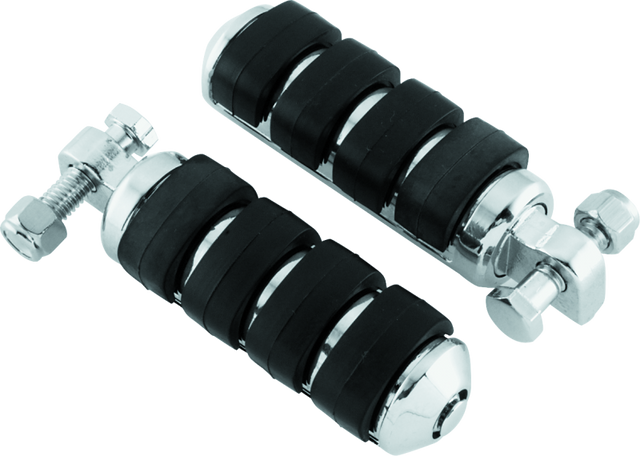 Kuryakyn ISO Peg Small With Male Adapter Chrome (Pair) Kuryakyn Footpegs  AXOPROS