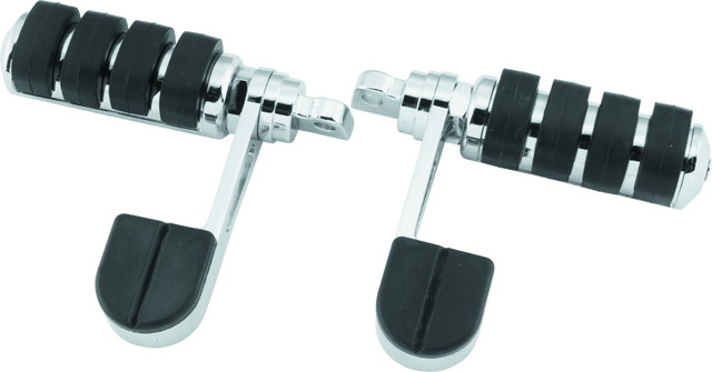 Kuryakyn ISO Peg Stirrups With Large Pegs With Male Mount Adapter (Pair) Kuryakyn Footpegs  AXOPROS